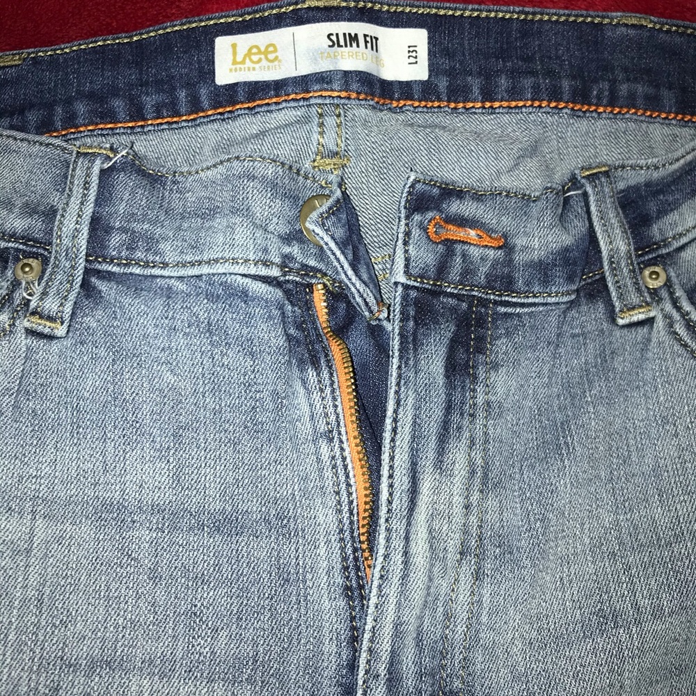 Slim fit blue LEE jeans